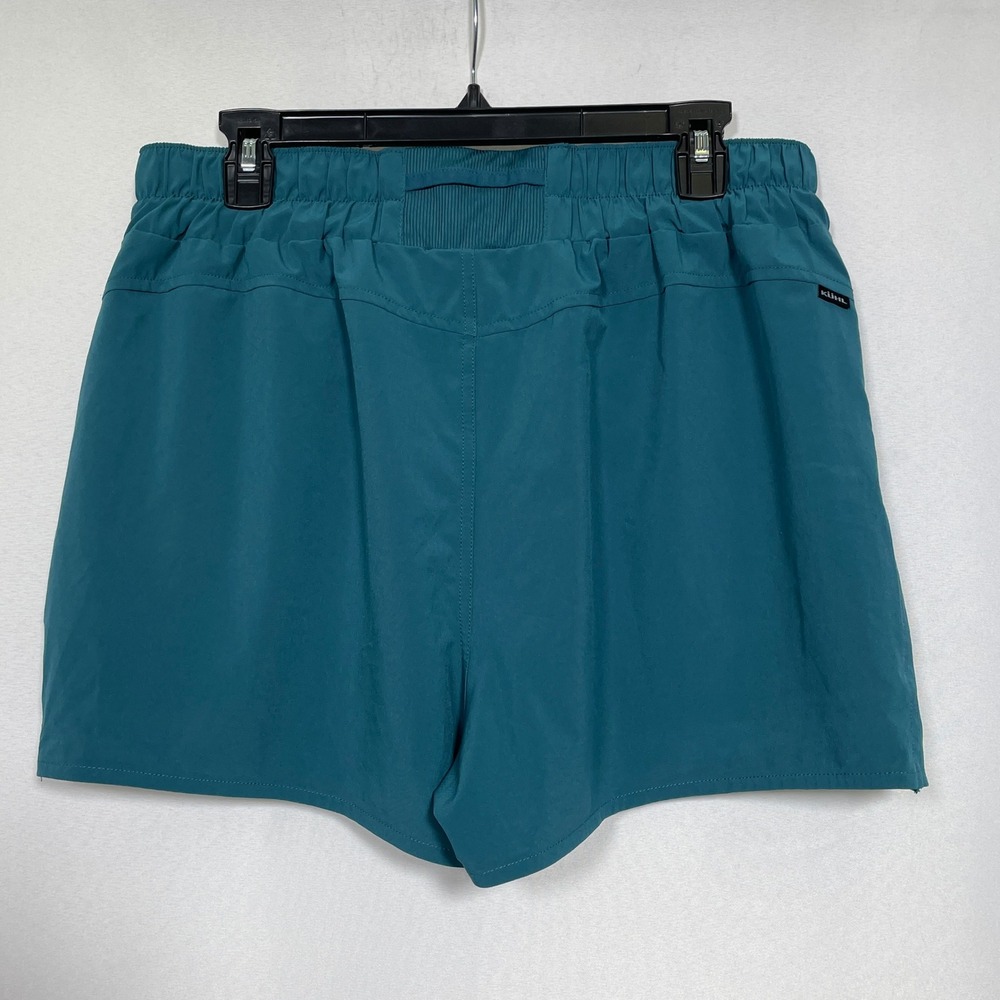 Kuhl Freeflex Teal Hiking Elastic Waist Outdoor Lightweight Shorts Women's LARGE - Picture 6 of 10